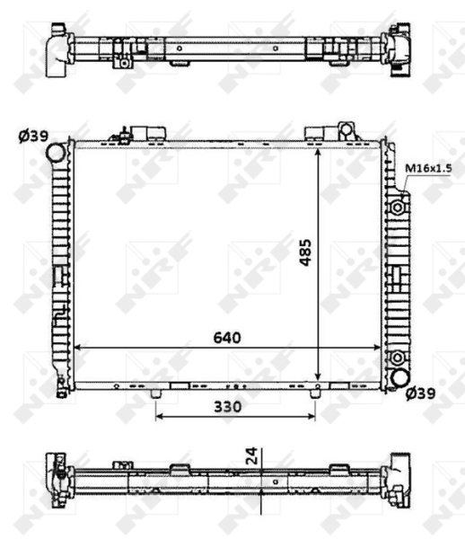 NRF Radiateur 53945