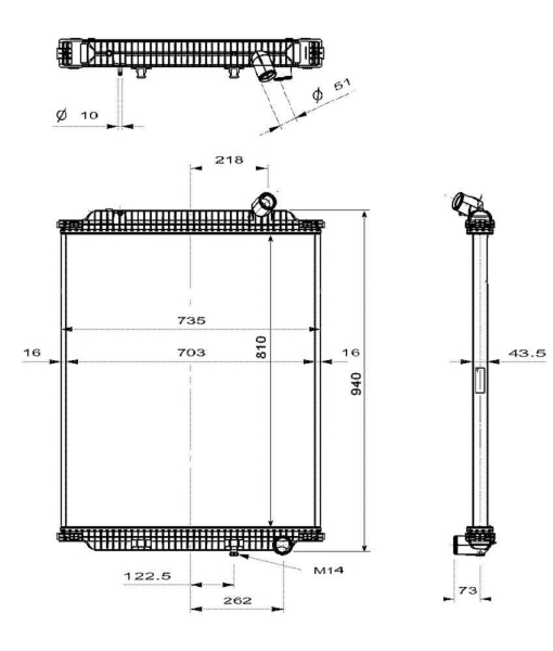 NRF Radiateur 539563