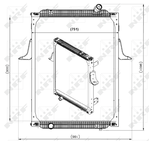 Radiateur NRF 539700