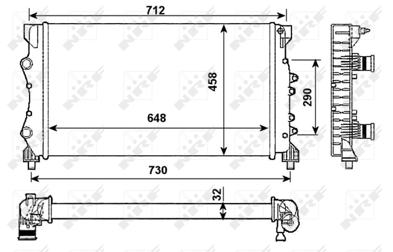 Radiateur NRF 53990