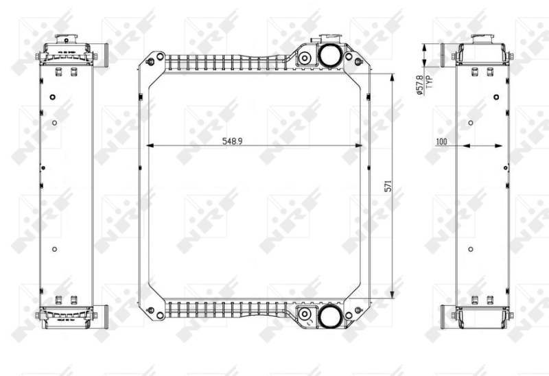 NRF Radiateur 54077