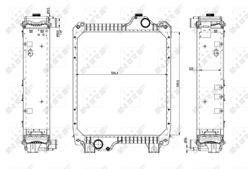 NRF Radiateur 54079