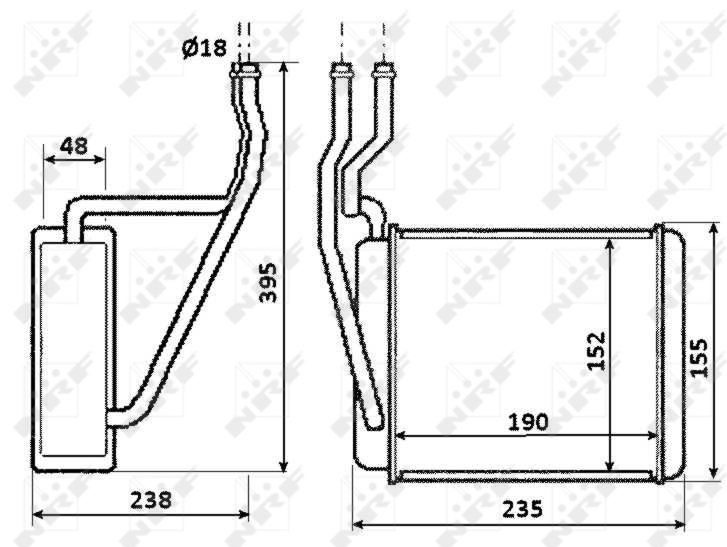 NRF Kachelradiateur 54231