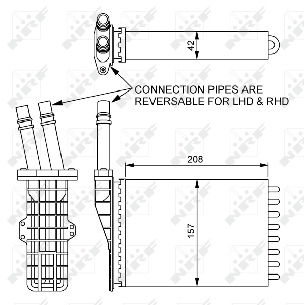 NRF Kachelradiateur 54245