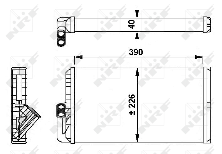 NRF Kachelradiateur 54256