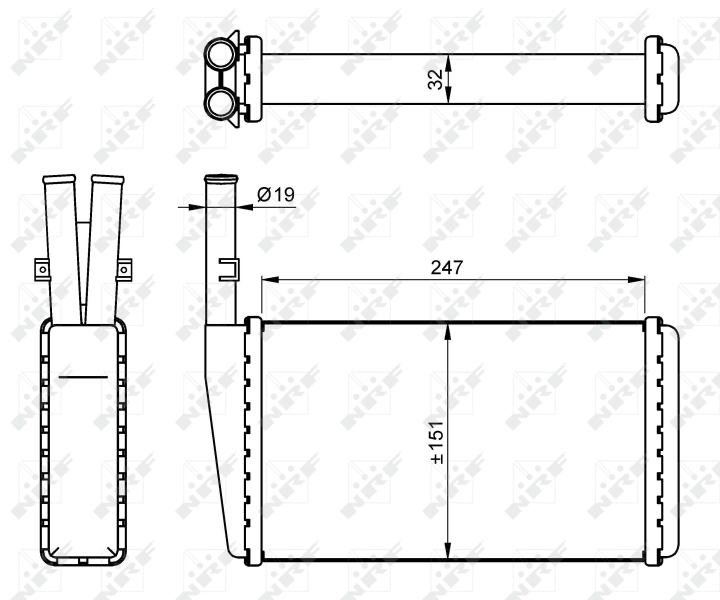 NRF Kachelradiateur 54266