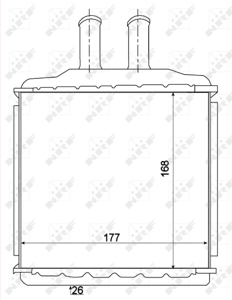 NRF Kachelradiateur 54270