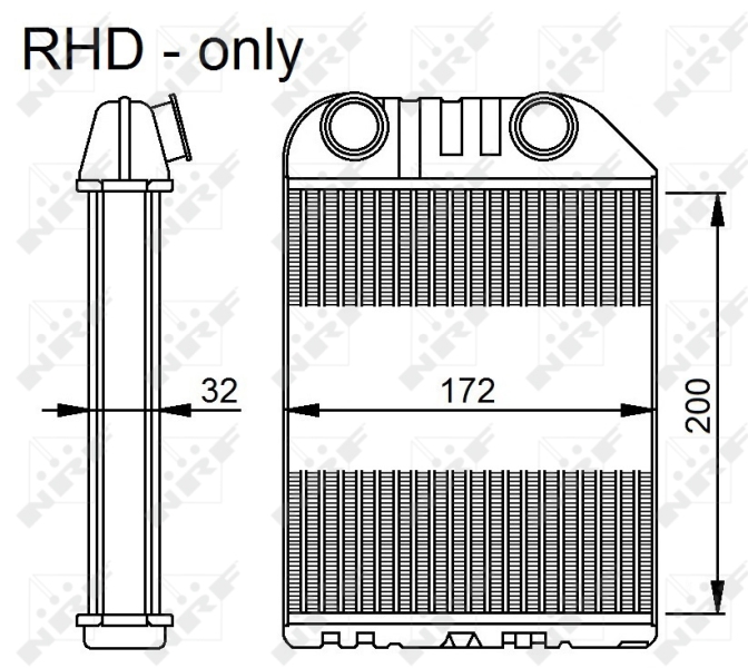 Kachelradiateur NRF 54286