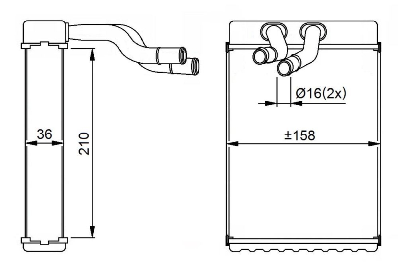 NRF Kachelradiateur 54289