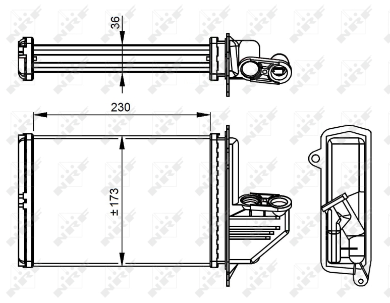 NRF Kachelradiateur 54294