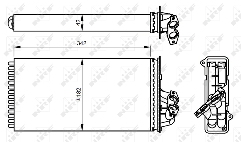 NRF Kachelradiateur 54297