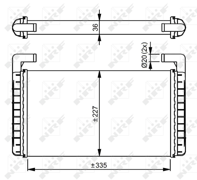 NRF Kachelradiateur 54299