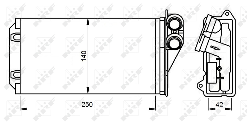 NRF Kachelradiateur 54305