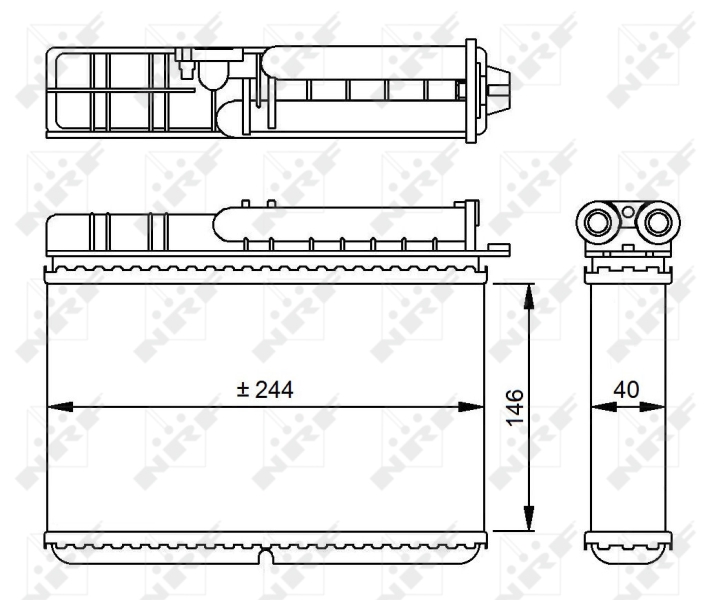 NRF Kachelradiateur 54307