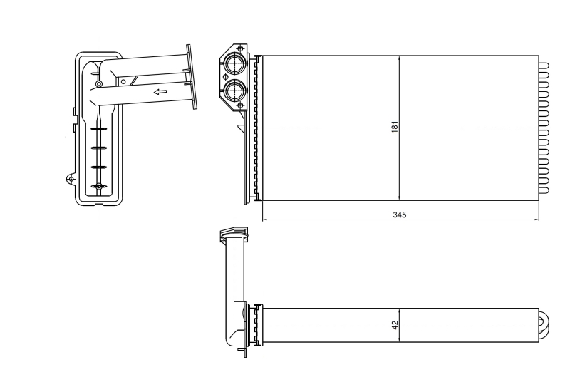 NRF Kachelradiateur 54320