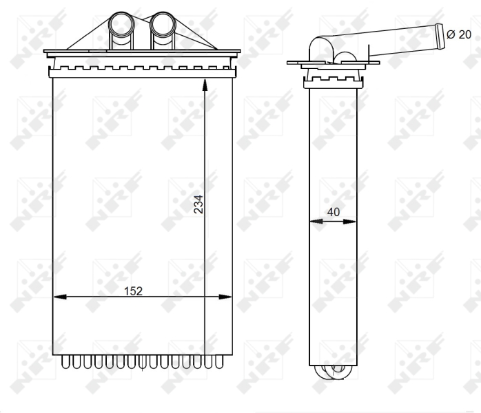 NRF Kachelradiateur 54331