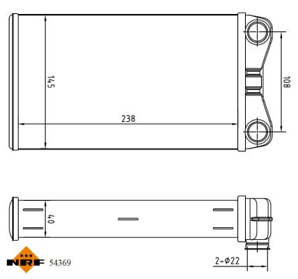 NRF Kachelradiateur 54369