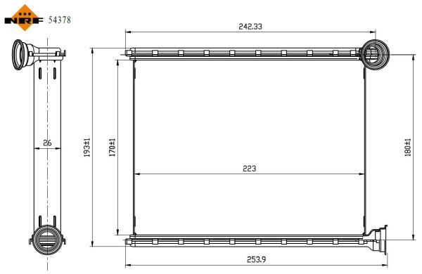 NRF Kachelradiateur 54378