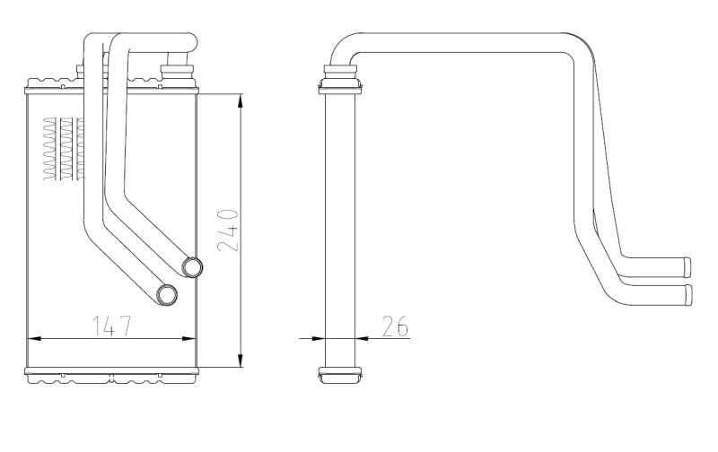 NRF Kachelradiateur 54387