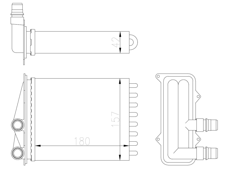 NRF Kachelradiateur 54412