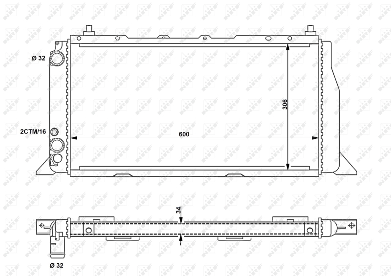 Radiateur NRF 54603