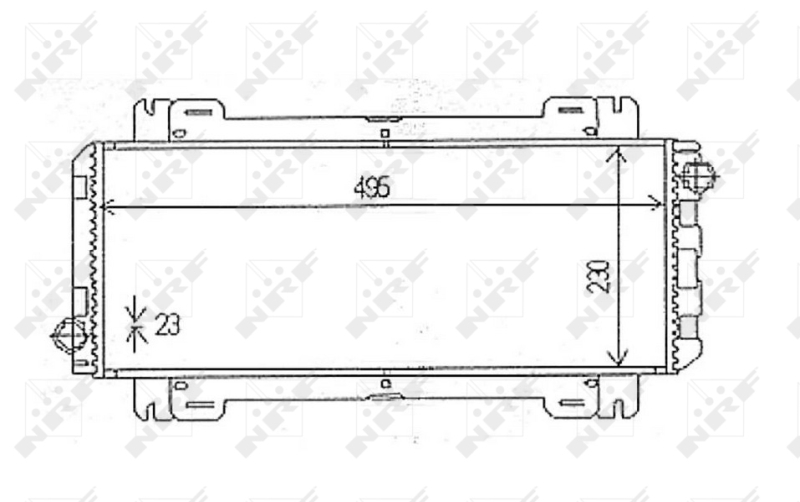 Radiateur NRF 54613