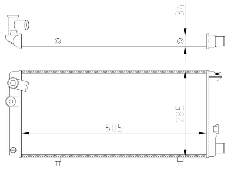 NRF Radiateur 54628A