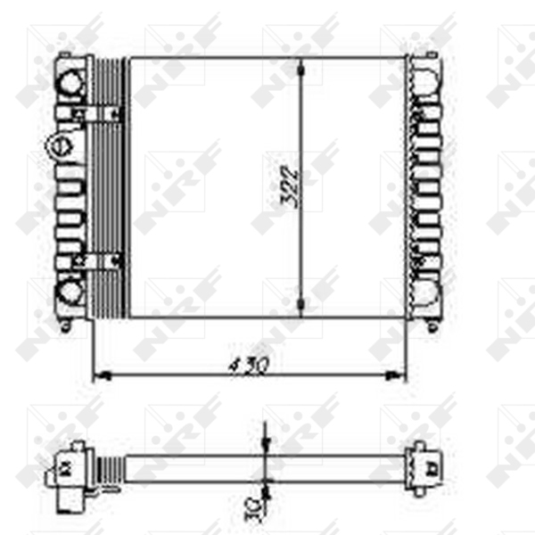 NRF Radiateur 54686