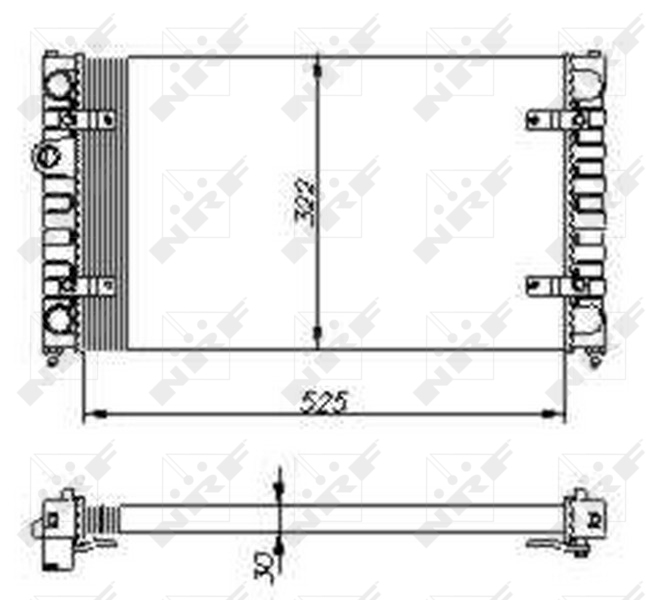 NRF Radiateur 54688