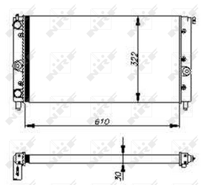 Radiateur NRF 54700