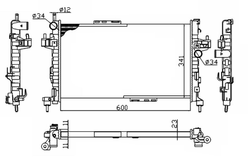 Radiateur NRF 54753A