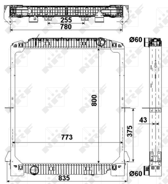 Radiateur NRF 549567