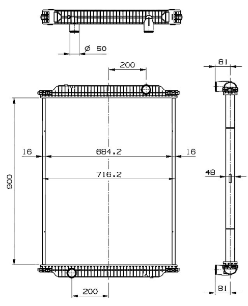 NRF Radiateur 549700