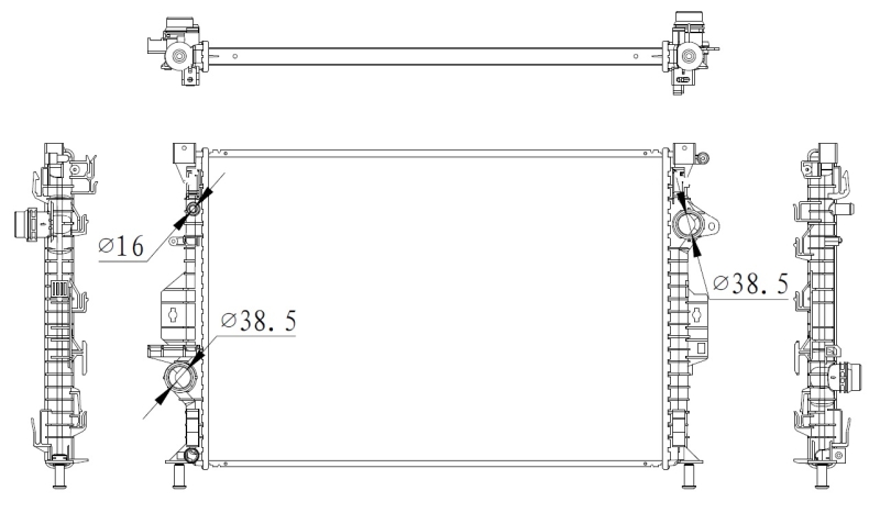 Radiateur NRF 550006