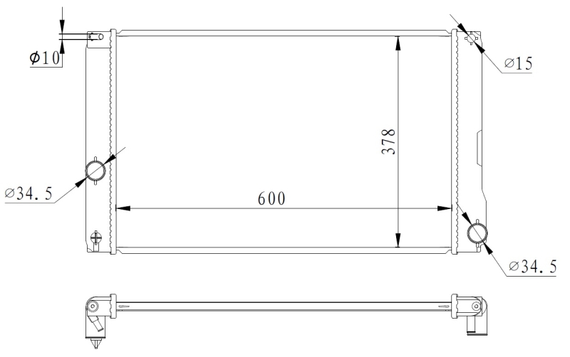 Radiateur NRF 550008