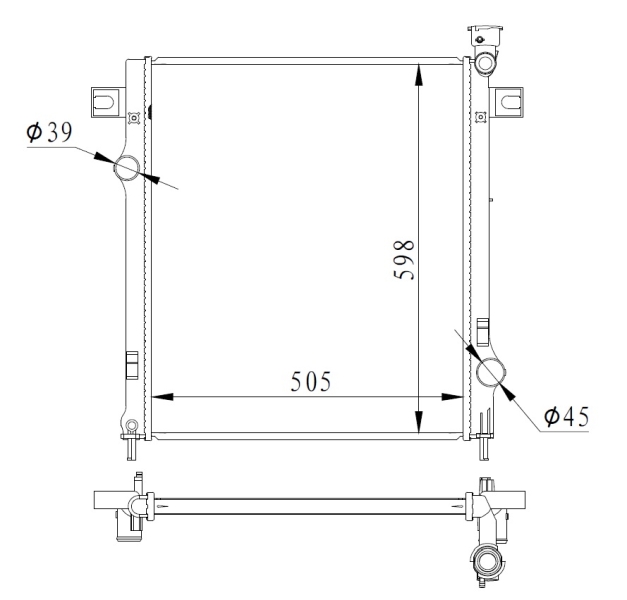 Radiateur NRF 550037