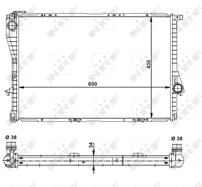 NRF Radiateur 55321