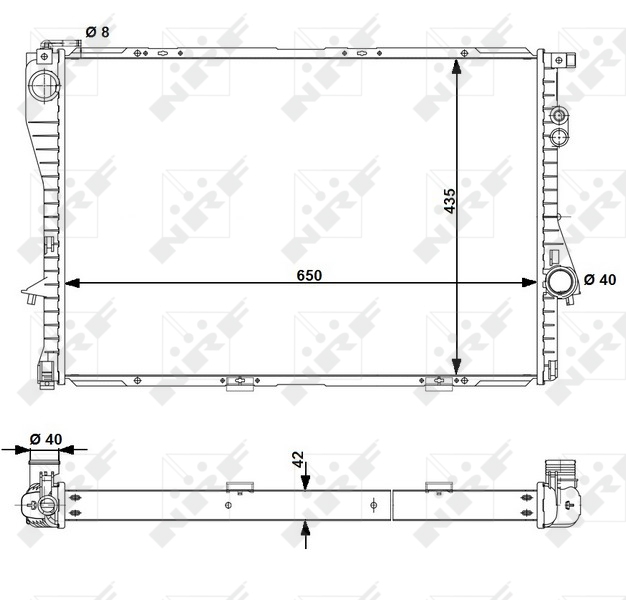 NRF Radiateur 55323