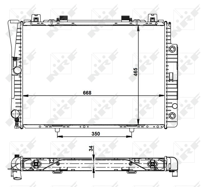 NRF Radiateur 55332