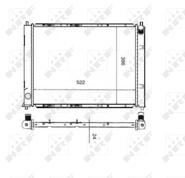 NRF Radiateur 55339