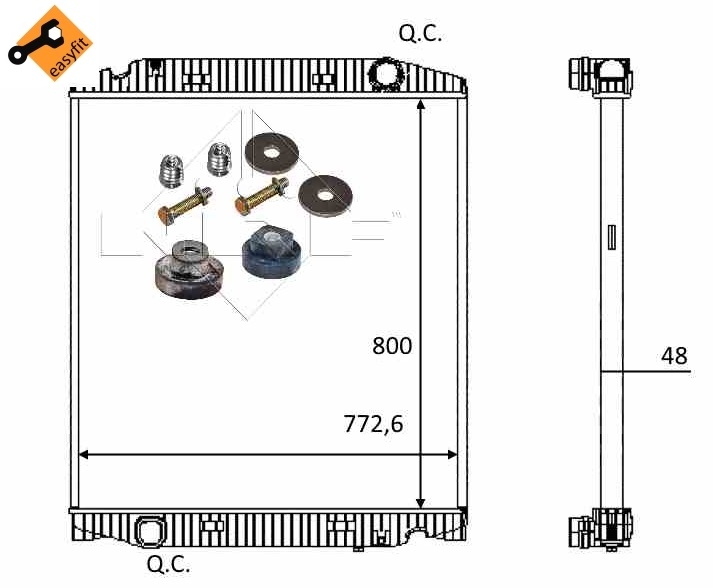 NRF Radiateur 559567