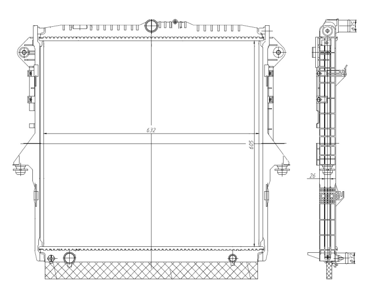 Radiateur NRF 560001