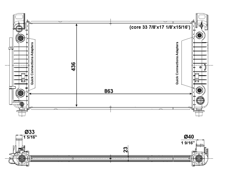 NRF Radiateur 56009