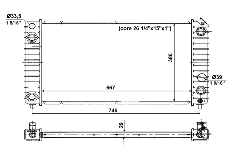 NRF Radiateur 56011