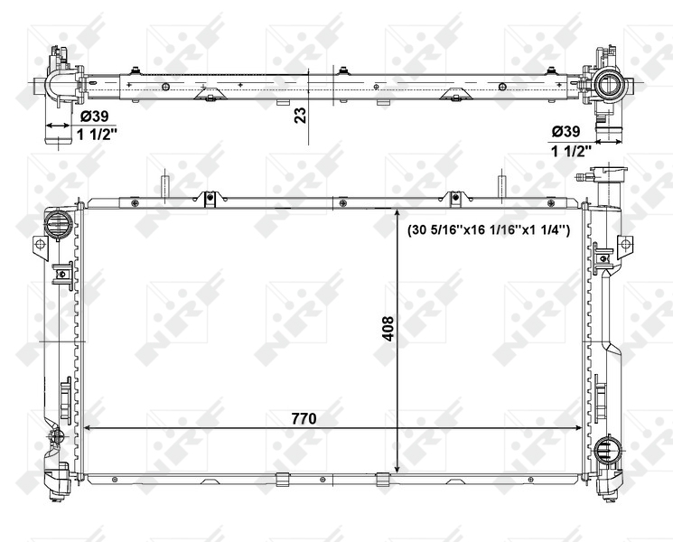 Radiateur NRF 56020