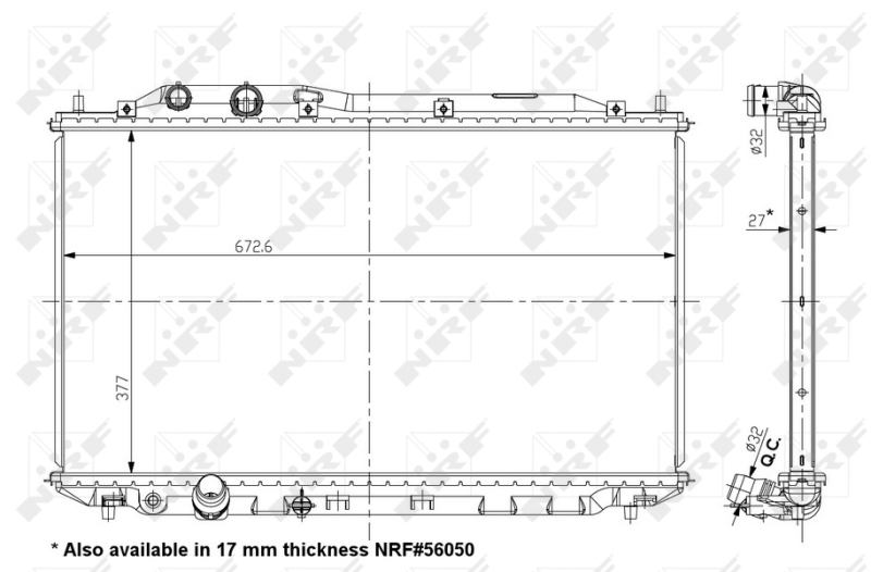 Radiateur NRF 56049