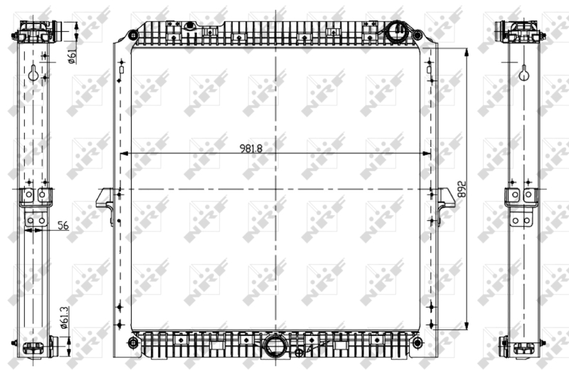 NRF Radiateur 56068
