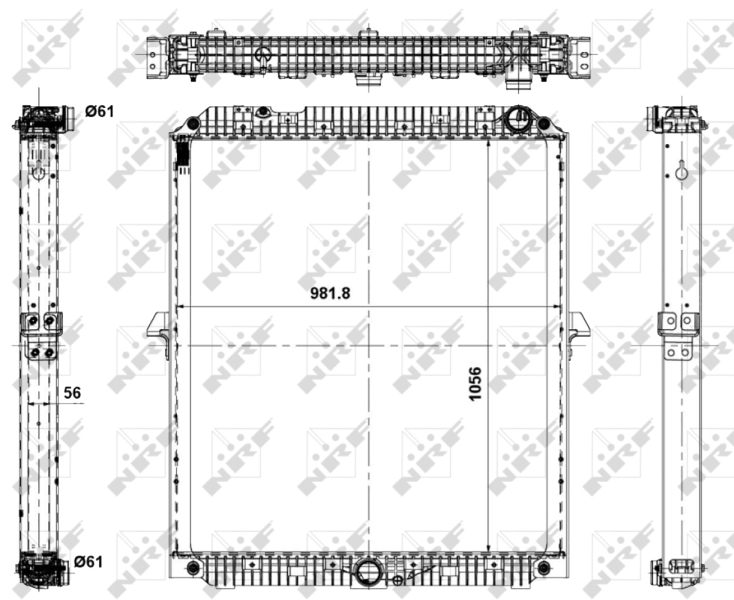 NRF Radiateur 56069