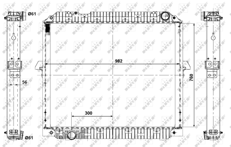 NRF Radiateur 56072