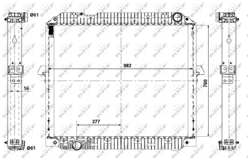 NRF Radiateur 56073